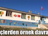 Gençlerden örnek davranış!