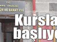 Kars Kültür ve Sanat Evi’nde kurslar başlıyor