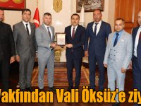 KAİ Vakfından Vali Öksüz’e ziyaret