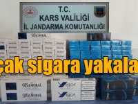 Kars’a bin 450 paket kaçak sigara yakalandı