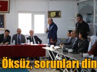 Kars Valisi Türker Öksüz, Paşaçayır Mahallesinin sorunlarını dinledi
