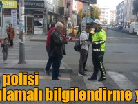 Kars polisi uygulamalı bilgilendirme yaptı