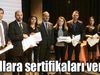 Okullara sertifikaları verildi