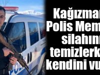 Kağızmanlı Polis Memuru silahını temizlerken kendini vurdu
