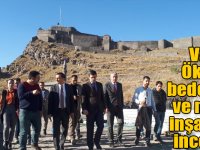 Vali Öksüz bedesten ve müze inşaatını inceledi