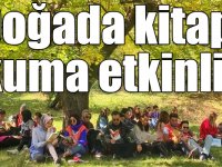 Kağızman'da doğada kitap okuma etkinliği düzenlendi