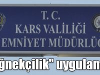 Kars polisinden "değnekçilik" uygulaması