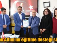 Başkan Altun’un eğitime desteği sürüyor