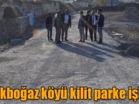 Küçükboğaz köyü kilit parke işi bitti