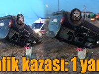 Kars’ta trafik kazası: 1 yaralı