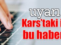 Kars'taki işverenler bu habere dikkat!