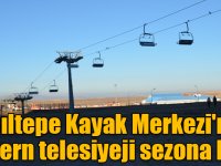 Cıbıltepe Kayak Merkezi'nin modern telesiyeji sezona hazır