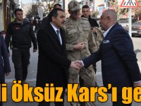 Vali Öksüz Kars’ı gezdi