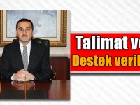 Kars Valisi Türker Öksüz’ten Kars 36 Spor’a destek!