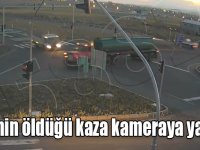 Kars’ta 1 kişinin öldüğü kaza kameraya yansıdı