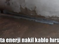 Kars’ta enerji nakil kablo hırsızlığı