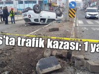 Kars'ta trafik kazası: 1 yaralı