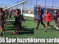 Kars 36 Spor Çayeli Spor karşılaşması hazırlıklarını sürdürüyor