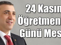 Erdoğan Yıldırım’ın 24 Kasım Öğretmenler Günü Mesajı