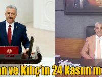 Ahmet Arslan ve Yunus Kılıç'ın 24 Kasım Öğretmenler Günü Mesajı