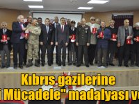 Kıbrıs gazilerine "Milli Mücadele" madalyası verildi