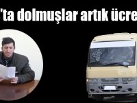 Kars’ta dolmuşlar artık ücretsiz!