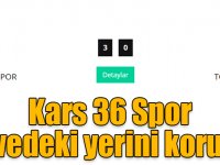 Kars 36 Spor: 3 – Torul Belediyespor: 0