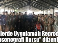 Kars’ta ineklerde uygulamalı reprodüktif ultrasonografi kursu düzenlendi