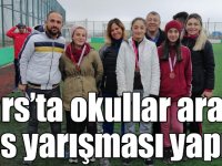 Kars’ta okullar arası kros yarışması yapıldı