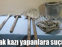 Selim’de kaçak kazı yapanlara suçüstü