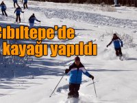 Cıbıltepe'de test kayağı yapıldı