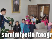Miniklerden Kaymakam’a ziyaret
