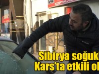 Sibirya soğukları Kars’ta etkili oluyor