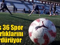 Kars 36 Spor DSİ Karadeniz Spor karşılaşması hazırlıklarını sürdürüyor