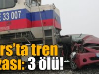 Kars’ta tren kazası: 3 ölü!