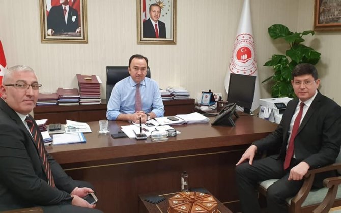 Başkan Özcan’dan Ankara’da verimli görüşme