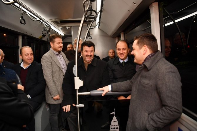 76 SM Sahil, Kavaklı, Güzelyurt metrobüs hattı hizmete açıldı