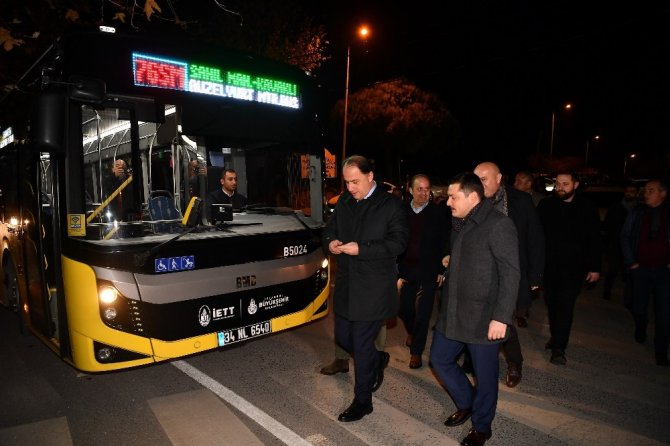 76 SM Sahil, Kavaklı, Güzelyurt metrobüs hattı hizmete açıldı