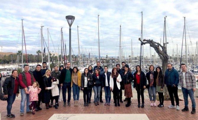 Vali Sonel gönderdi, 24 öğretmen Barcelona’yı gezdi
