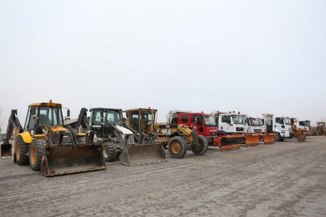 Bolu Belediyesi karla mücadele hazırlıklarını tamamladı
