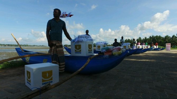 Sadakataşı’ndan Sri Lanka’da balıkçı teknesi dağıtımı