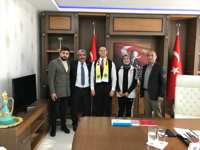 Muş ASKF Başkanı Türkan'dan Kaymakam Yalçın'a ziyaret