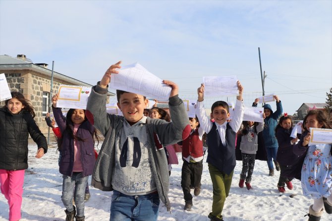 Doğu Anadolu'da karne heyecanı