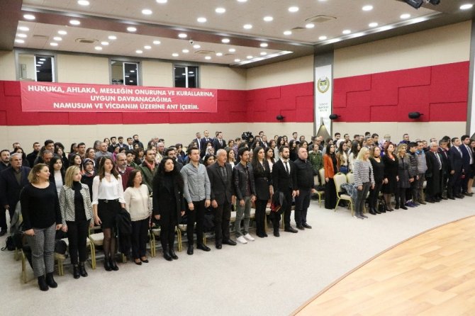 Muğla Barosu’na 21 yeni avukat katıldı