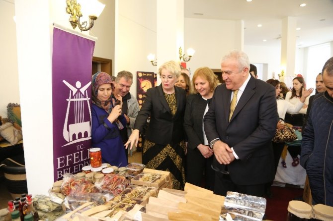 Aydın’ın girişimci kadınları el işi ürünlerini sergiledi