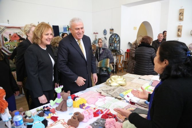 Aydın’ın girişimci kadınları el işi ürünlerini sergiledi