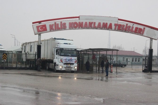 Elazığ’daki depremzedeler için Kilis’ten konteynerler gönderiliyor