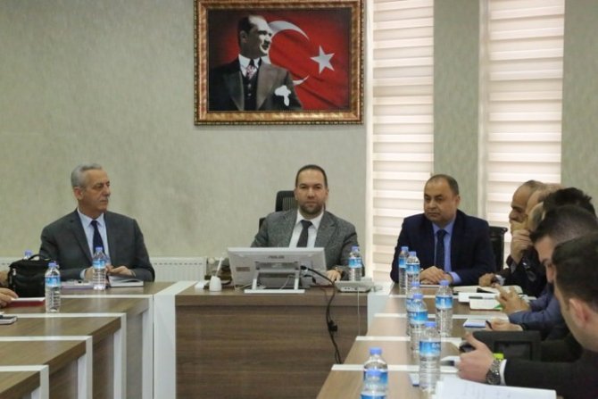 Niğde Belediyesi birim müdürleri toplantısı yapıldı
