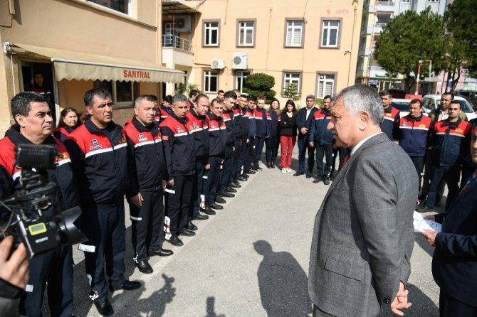 Karalar’dan, itfaiye personeline sertifika