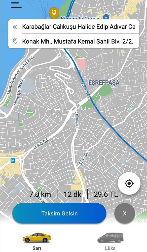 Akıllı taksi uygulamasında İzmir örnek oldu
